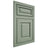 Shiloh Cabinetry Flush Inset Asherville White Oak Rift Cut Moss Door