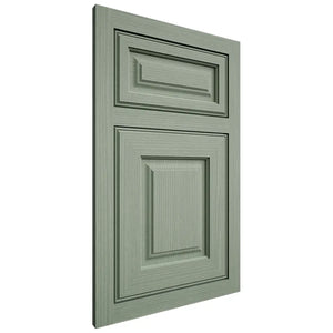 Shiloh Cabinetry Flush Inset Asherville White Oak Rift Cut Moss Door
