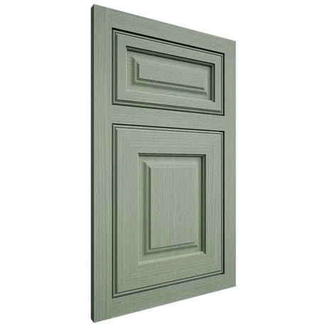 Shiloh Cabinetry Flush Inset Asherville White Oak Rift Cut Moss Door