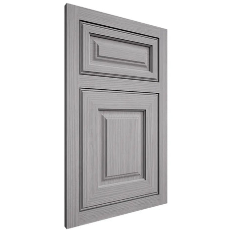 Shiloh Cabinetry Flush Inset Asherville White Oak Rift Cut Stratus Door