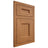 Shiloh Cabinetry Flush Inset Aspen Alder Plain Cut Caramel Door