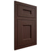 Shiloh Cabinetry Flush Inset Aspen Alder Plain Cut Umber Door