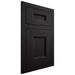 Shiloh Cabinetry Flush Inset Aspen Cherry Plain Cut Espresso Door