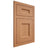 Shiloh Cabinetry Flush Inset Aspen Cherry Plain Cut Natural Door