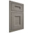 Shiloh Cabinetry Flush Inset Aspen Cherry Plain Cut Thyme Door