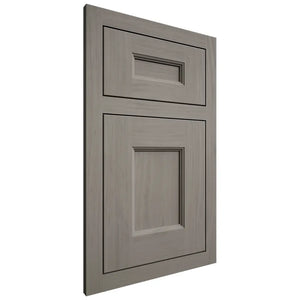 Shiloh Cabinetry Flush Inset Aspen Cherry Plain Cut Thyme Door