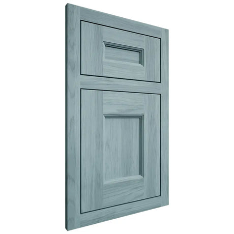 Shiloh Cabinetry Flush Inset Aspen Hickory Plain Cut Sky Door