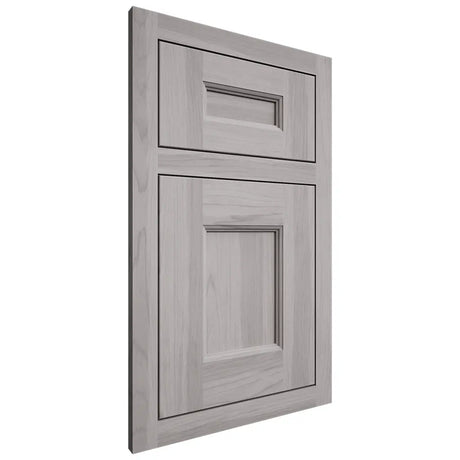 Shiloh Cabinetry Flush Inset Aspen Hickory Plain Cut Stratus Door