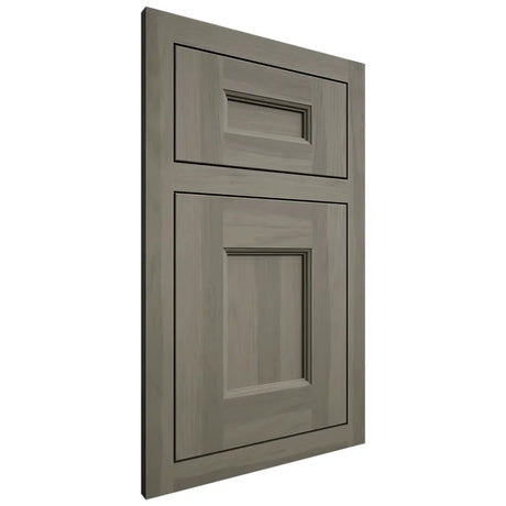 Shiloh Cabinetry Flush Inset Aspen Hickory Plain Cut Thyme Door