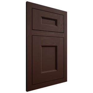 Shiloh Cabinetry Flush Inset Aspen Maple Plain Cut Cocoa Door