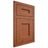 Shiloh Cabinetry Flush Inset Aspen Maple Plain Cut Spice Door