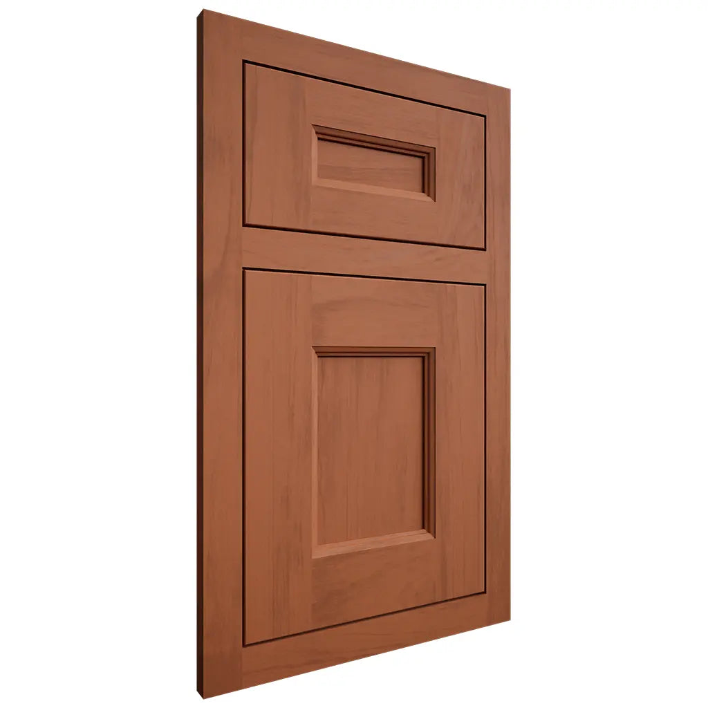 Shiloh Cabinetry Flush Inset Aspen Maple Plain Cut Spice Door