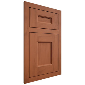 Shiloh Cabinetry Flush Inset Aspen Maple Plain Cut Spice Door