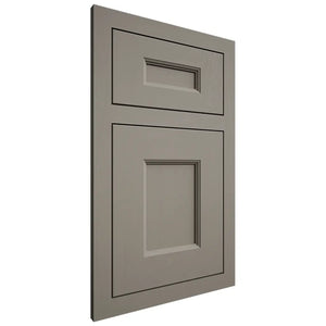 Shiloh Cabinetry Flush Inset Aspen Maple Plain Cut Thyme Door