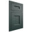 Shiloh Cabinetry Flush Inset Aspen Paintable Billiard Green Door