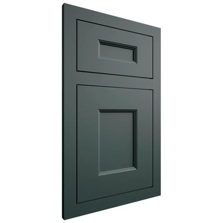 Shiloh Cabinetry Flush Inset Aspen Paintable Billiard Green Door