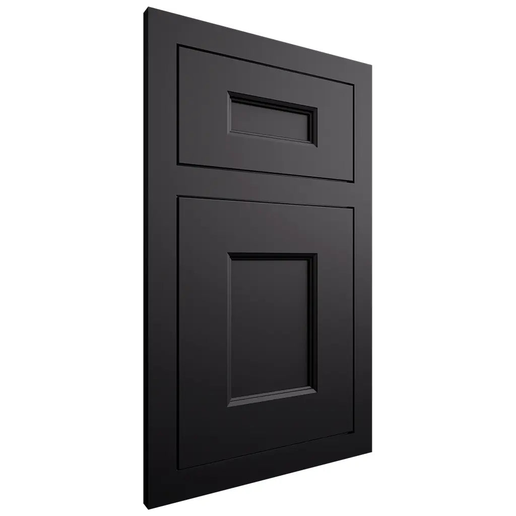 Shiloh Cabinetry Flush Inset Aspen Paintable Black Door