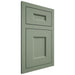 Shiloh Cabinetry Flush Inset Aspen Poplar Plain Cut Moss Door