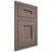 Shiloh Cabinetry Flush Inset Aspen Poplar Plain Cut River Rock Door