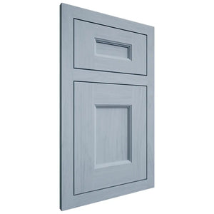 Shiloh Cabinetry Flush Inset Aspen Poplar Plain Cut Sky Door