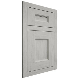 Shiloh Cabinetry Flush Inset Aspen Poplar Plain Cut Stratus Door