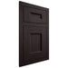 Shiloh Cabinetry Flush Inset Aspen Red Oak Plain Cut Espresso Door