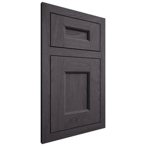 Shiloh Cabinetry Flush Inset Aspen Red Oak Plain Cut Harbor Door