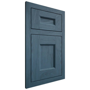 Shiloh Cabinetry Flush Inset Aspen Red Oak Plain Cut Hudson Door