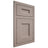 Shiloh Cabinetry Flush Inset Aspen Red Oak Plain Cut Sterling Door