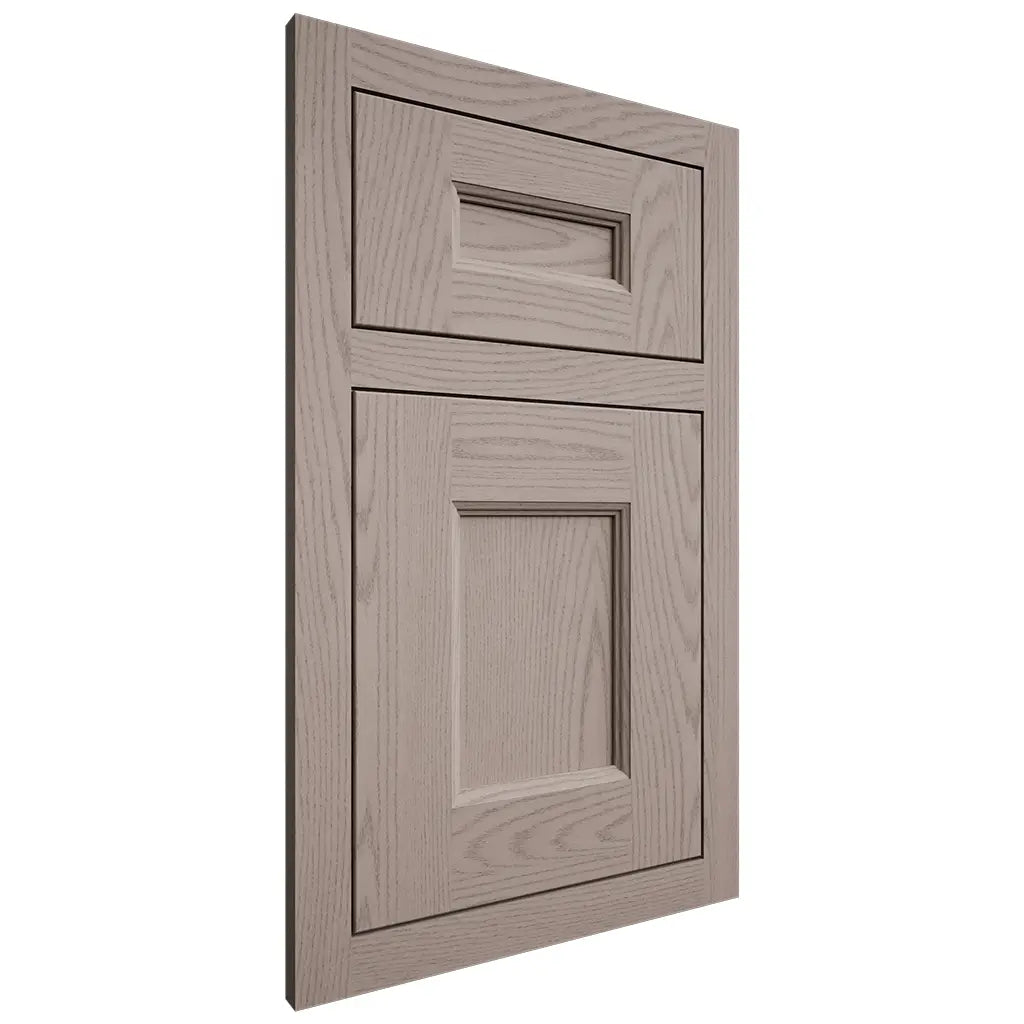 Shiloh Cabinetry Flush Inset Aspen Red Oak Plain Cut Sterling Door