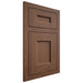 Shiloh Cabinetry Flush Inset Aspen Walnut Plain Cut Natural Door