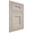 Shiloh Cabinetry Flush Inset Aspen Walnut Plain Cut Seagull Door