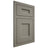 Shiloh Cabinetry Flush Inset Aspen Walnut Plain Cut Thyme Door