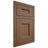 Shiloh Cabinetry Flush Inset Aspen White Oak Plain Cut Autumn Door
