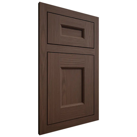 Shiloh Cabinetry Flush Inset Aspen White Oak Plain Cut Braun Door