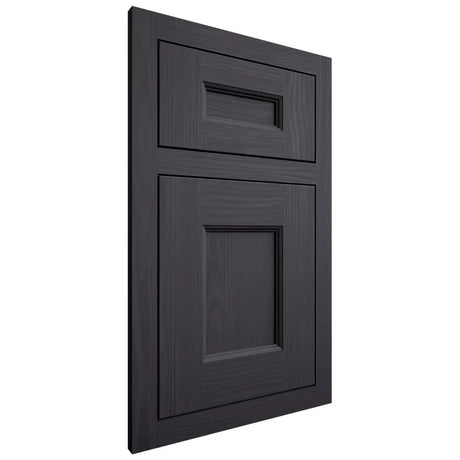 Shiloh Cabinetry Flush Inset Aspen White Oak Plain Cut Harbor Door