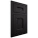 Shiloh Cabinetry Flush Inset Aspen White Oak Plain Cut Ink Door