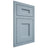 Shiloh Cabinetry Flush Inset Aspen White Oak Plain Cut Sky Door