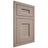 Shiloh Cabinetry Flush Inset Aspen White Oak Plain Cut Whitewash Door