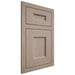 Shiloh Cabinetry Flush Inset Aspen White Oak Plain Cut Whitewash Door