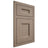 Shiloh Cabinetry Flush Inset Aspen White Oak Quarter Sawn Almond Door