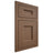 Shiloh Cabinetry Flush Inset Aspen White Oak Quarter Sawn Autumn Door