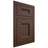 Shiloh Cabinetry Flush Inset Aspen White Oak Quarter Sawn Braun Door
