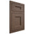 Shiloh Cabinetry Flush Inset Aspen White Oak Quarter Sawn Mineral Door