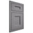 Shiloh Cabinetry Flush Inset Aspen White Oak Quarter Sawn Sterling Door