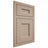 Shiloh Cabinetry Flush Inset Aspen White Oak Quarter Sawn Straw Door
