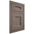 Shiloh Cabinetry Flush Inset Aspen White Oak Rift Cut Clay Door
