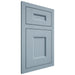 Shiloh Cabinetry Flush Inset Aspen White Oak Rift Cut Sky Door