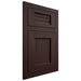 Shiloh Cabinetry Flush Inset Beaded Century Alder Plain Cut Bistre Door