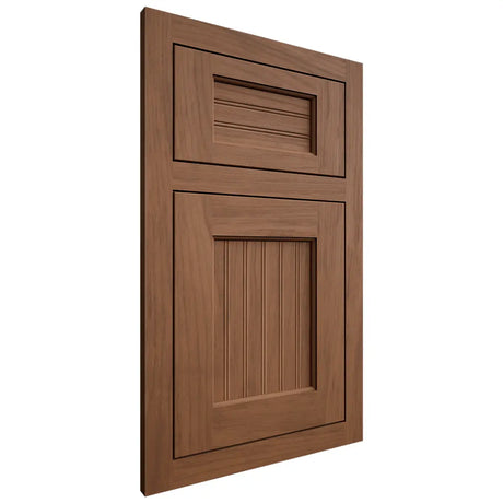Shiloh Cabinetry Flush Inset Beaded Century Alder Plain Cut Cola Door